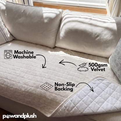 pawandplush - Family Friendly Couch Cover